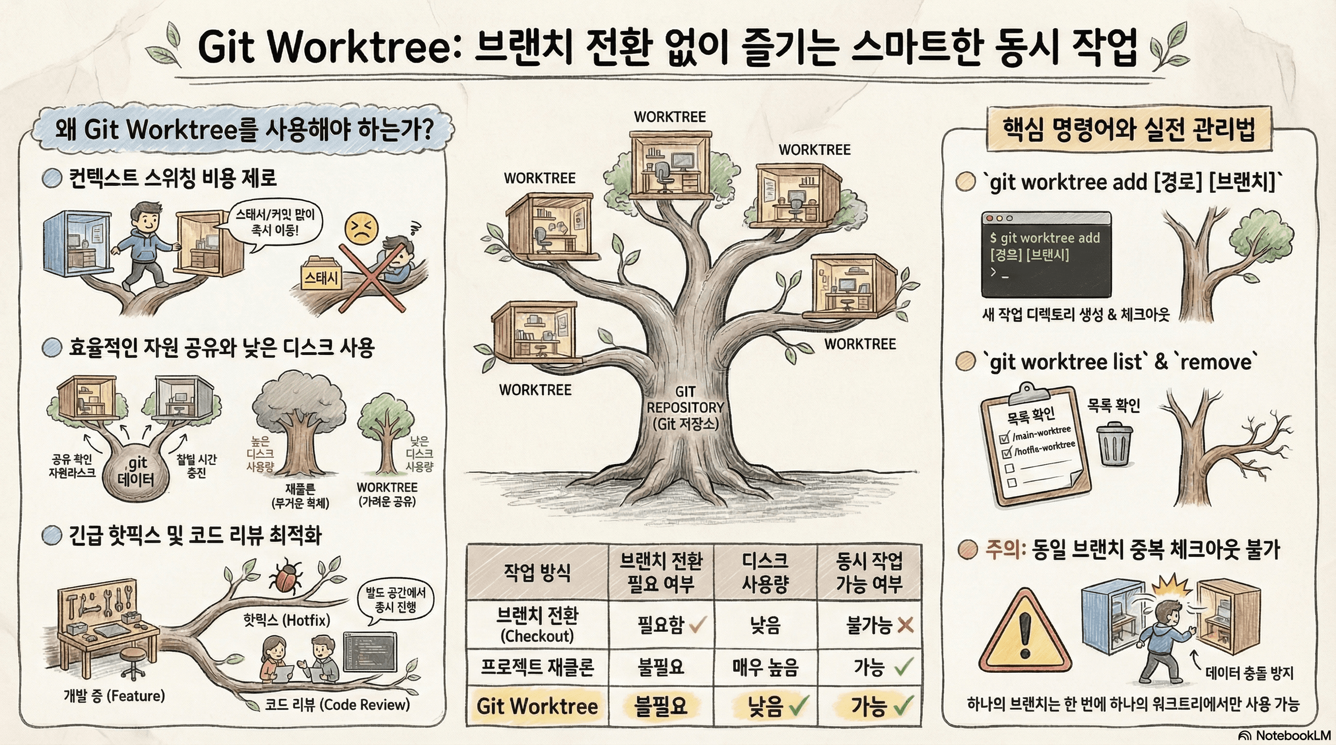 Git Worktree 완벽 가이드